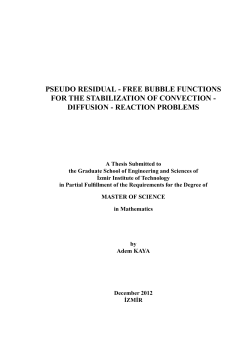 diffusion - reaction problems