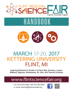 HANDBOOK - Flint Science Fair