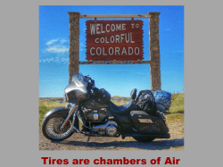 Tires are chambers of Air