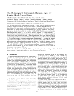 The JPL lunar gravity field to spherical harmonic degree 660 from