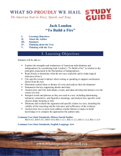 Jack London To Build a Fire