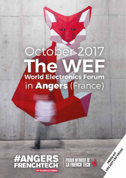 ( World Electronics Forum) in Angers