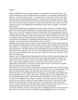 Chapter 1 WHEN I STEPPED OUT into the bright sunlight from the