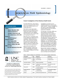 Cluster Investigations of Non