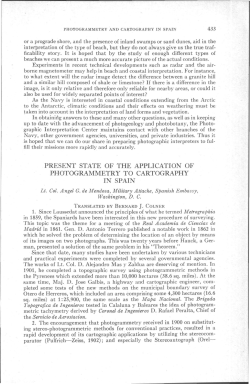 Present State Of The Application Of Photogrammetry To