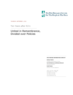 United in Remembrance, Divided over Policies - People