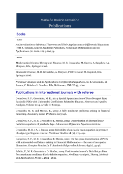 Maria do Ros&aacute;rio Grossinho