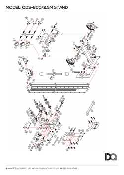 model: qds-800/2.5m stand