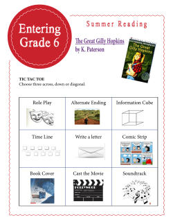 Entering Grade 6 - Fall River Public Schools