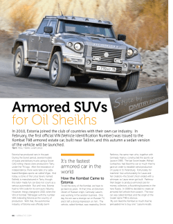 Armored SUVs - Combat Armoring Group