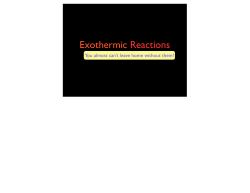 Exothermic Reaction
