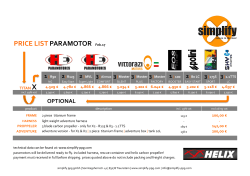 PRICE LIST PARAMOTOR Feb.17