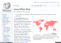 Great White Fleet - Wikipedia, the free encyclopedia
