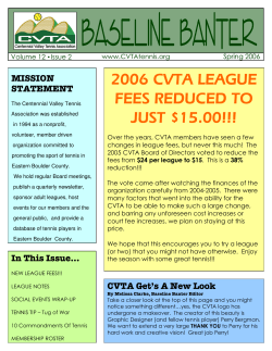 Spring 2006 Newsletter