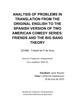 friends and the big bang theory