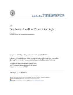 Due Process Land Use Claims After Lingle