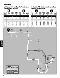 Route 35 - City of Madison