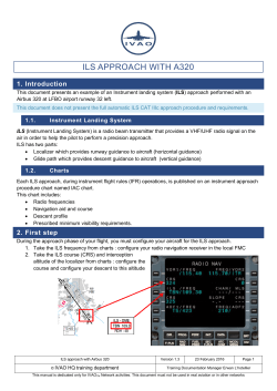 ils approach with a320