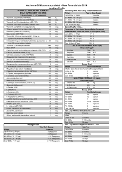 Nutrivene-D Microencapsulated