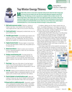 Top Winter Energy Thieves