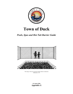 Appendix G - Town of Duck
