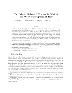 The Priority R-Tree: A Practically Efficient and Worst