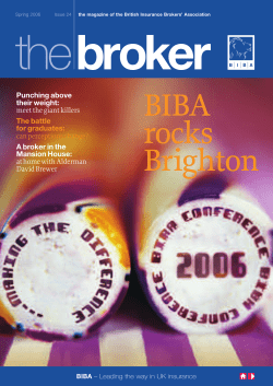 The Broker Magazine &ndash; Spring 2006