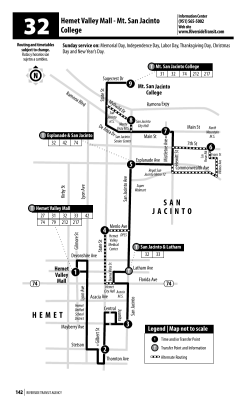 Route 32 - Riverside Transit Agency
