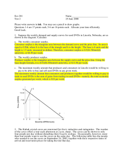 Eco 201 Name______________________________ Test 2 25