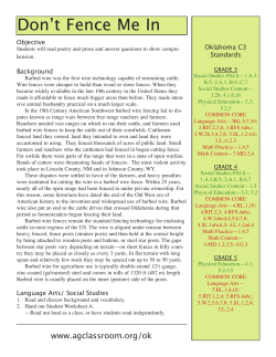 don`t Fence Me In - Oklahoma 4-H