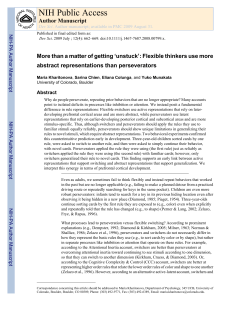 NIH Public Access - Psychology - University of Colorado Boulder