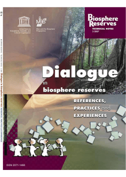 Dialogue in biosphere reserves - UNESDOC