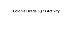 Trade Signs at Colonial Williamsburg