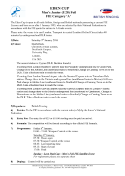 EDEN CUP - International Fencing Federation