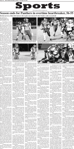 Season ends for Panthers in overtime heartbreaker, 56-55