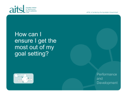 How can I ensure I get the most out of my goal setting?