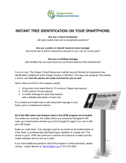 PDF - Oregon Forest Resources Institute