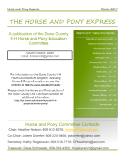 the horse and pony express