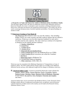 Route 66 in Oklahoma - Oklahoma Historical Society