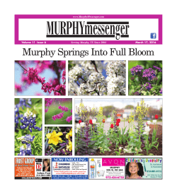 March 17th 2016 - Murphy Messenger