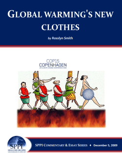 global warming`s new clothes - The Science and Public Policy Institute