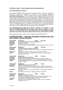 27/03/2017 - Trafford Council