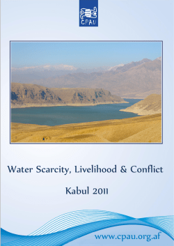 From Water Scarcity, to Livelihood to Conflict