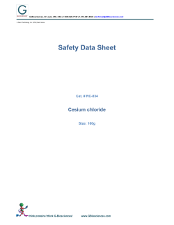 Cesium Chloride - G