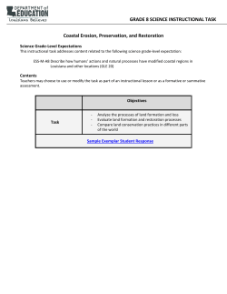 Coastal Erosion Preservation and Restoration PDF
