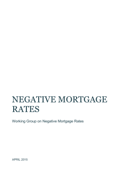 Negative Mortgage Rates
