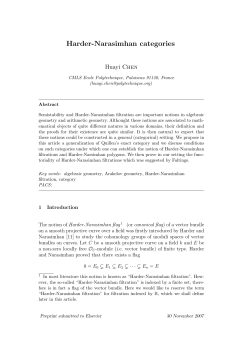 Harder-Narasimhan categories