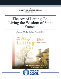 Living the Wisdom of Saint Francis