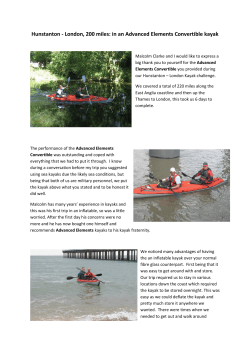 Hunstanton - London, 200 miles: in an Advanced Elements