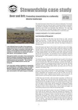 Promoting stewardship in a culturally diverse landscape